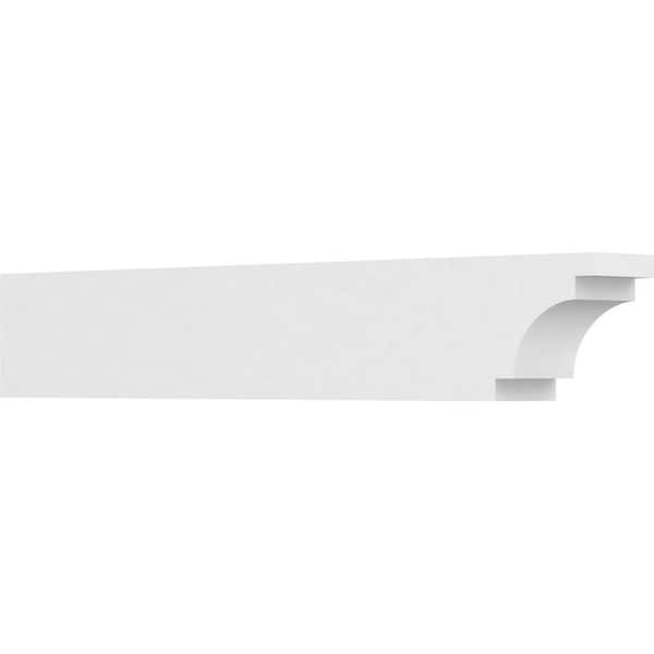 Ekena Millwork 4 in. x 6 in. x 36 in. Mediterranean PVC Rafter Tail Brace