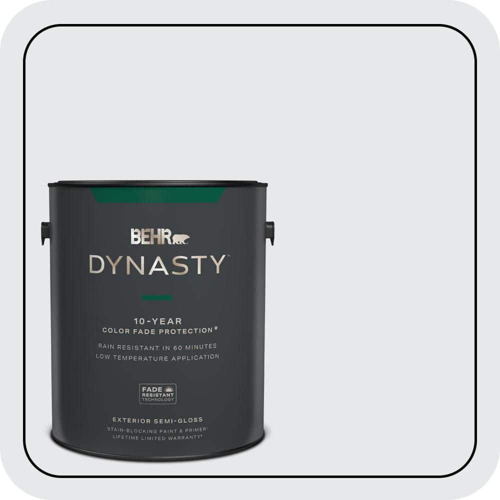 1 gal. #PR-W10 Swirling Water Semi-Gloss Exterior Stain-Blocking Paint & Primer price history on PriceWatchPro
