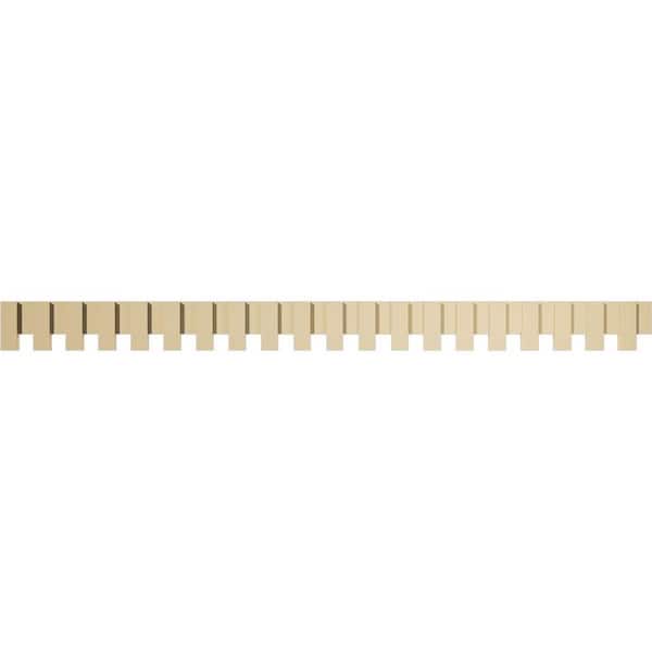 1 in. D x 7 in. W x 93.375 in. L Primed Polyurethane Panel Moulding