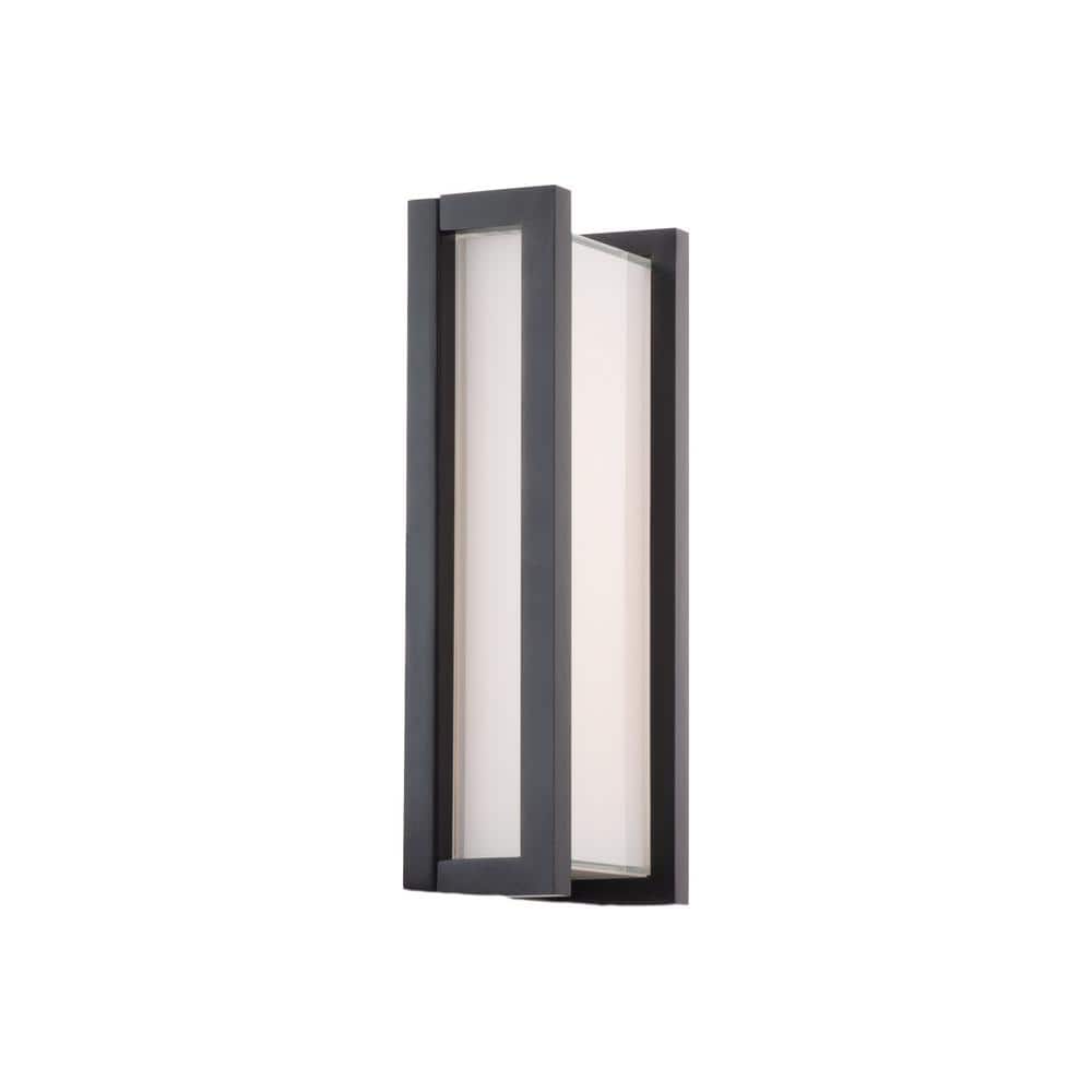 Axel Black Dimmable LED Outdoor Wall Light