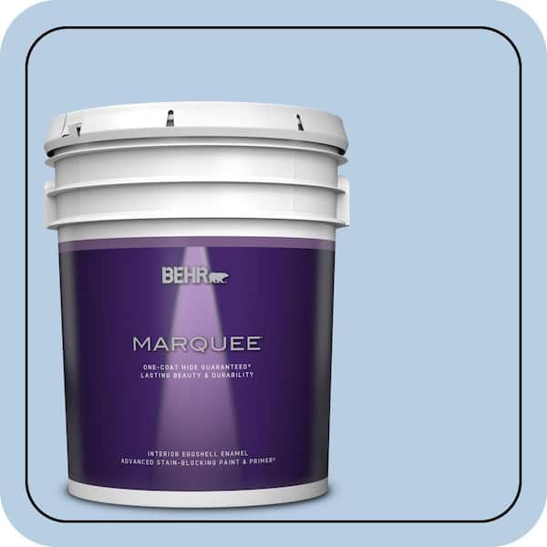 5 gal. #570C-3 Tender Twilight Eggshell Enamel Interior Paint & Primer