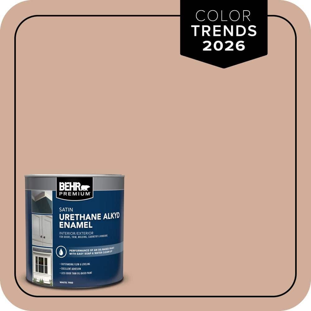 1 qt. #S200-3 Iced Copper Satin Enamel Urethane Alkyd Interior/Exterior Paint price history on PriceWatchPro