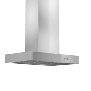 36 in. 700 CFM Ducted Island Mount Range Hood in Outdoor Approved Stainless Steel