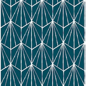Indigo Dorset Peel and Stick Wallpaper Sample