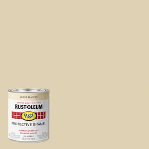 1 qt. Low VOC Protective Enamel Gloss Almond Interior/Exterior Paint (2-Pack)