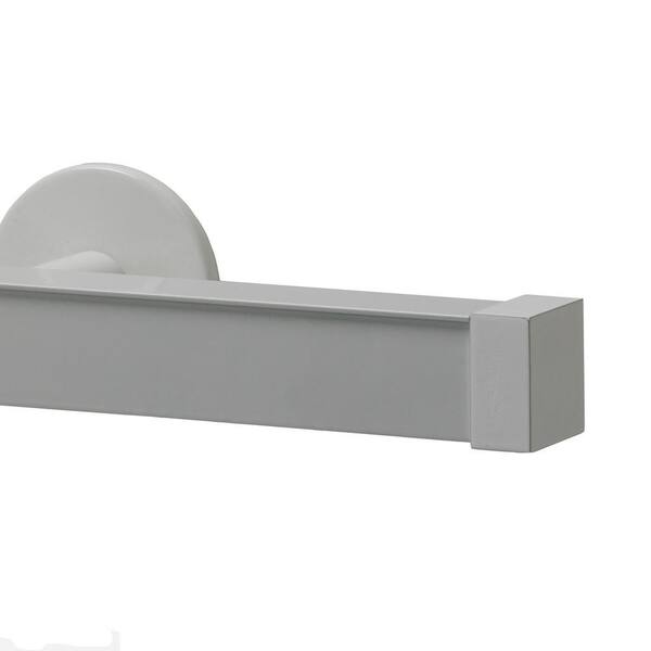 Art Decor Nexgen 120 in. Non-Adjustable Traverse Window Curtain Rod Set in White with Endcap