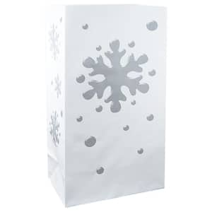 Luminaria Bags in Snowflake (24-Count)