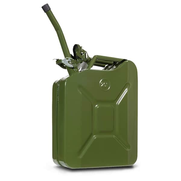 Stark 5 Gal. Metal Jerry Gas Fuel Tank for Green Military NATO Style