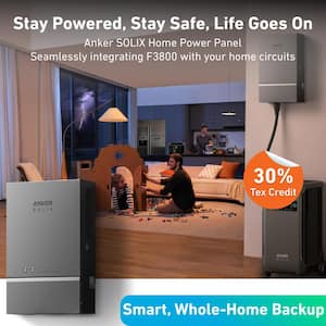 SOLIX Smart Home Power Controller for F3800 Accessible Whole Home Backup Power System
