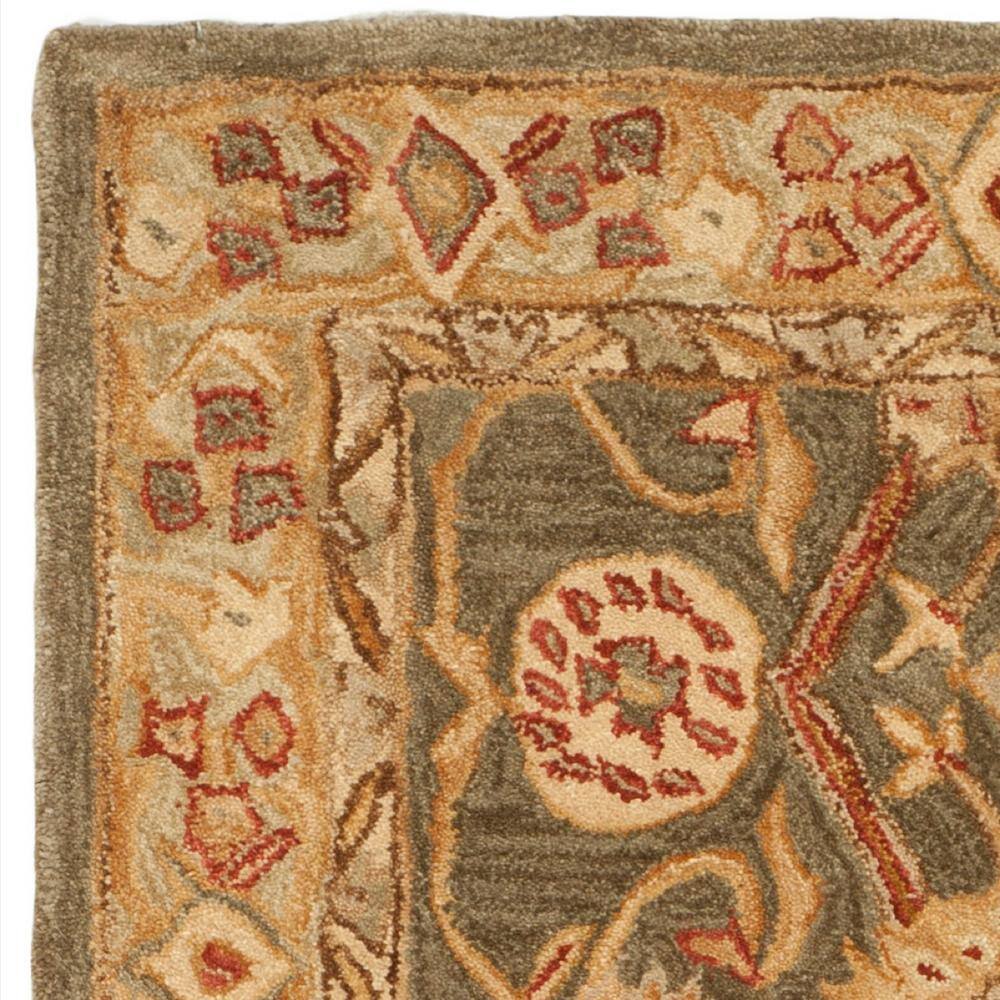 Anatolia Brown and Ivory Hand Tufted Wool Area Rug