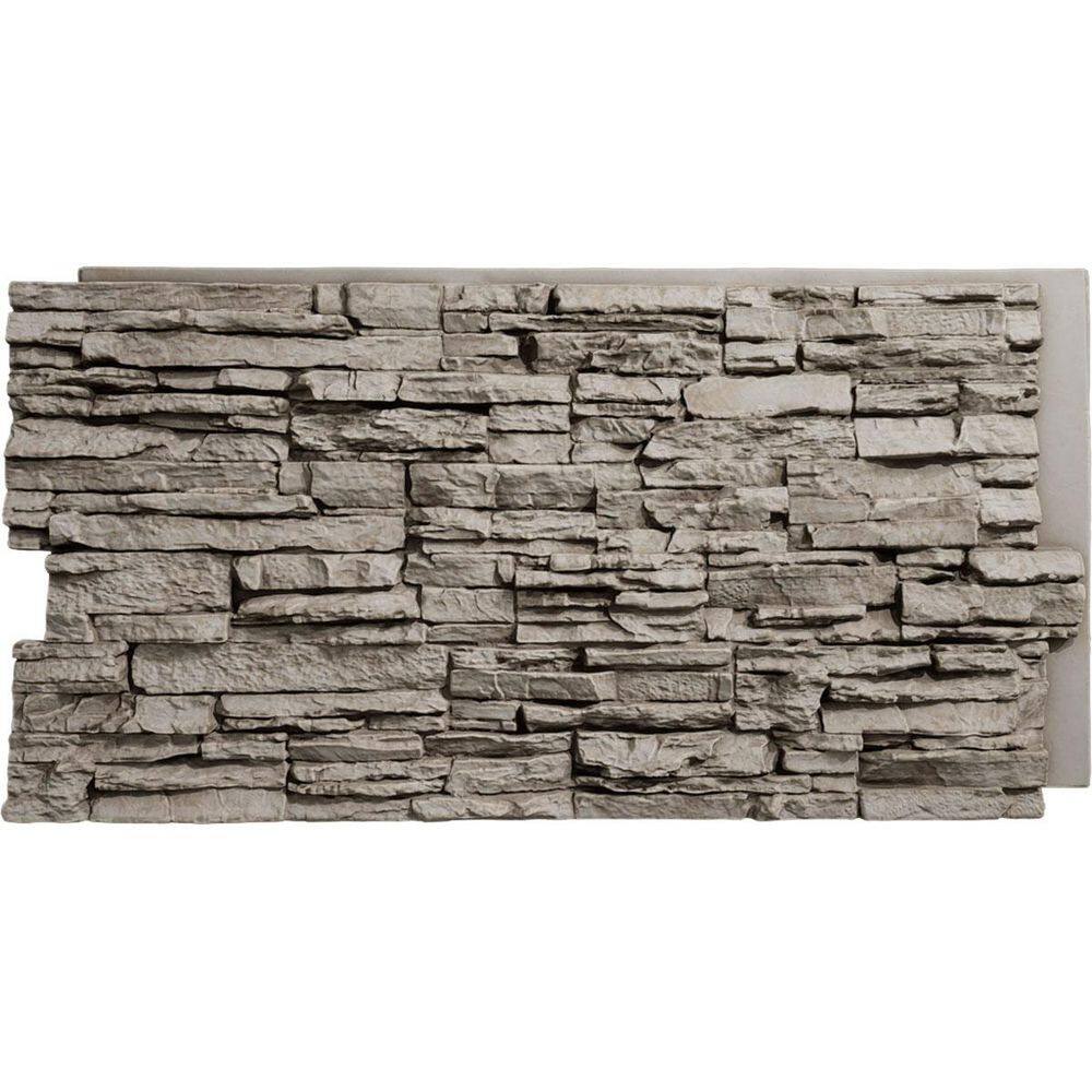 "EverStone Canyon Ridge Faux Stone Panel, 45 3/4""W x 24 1/2""H x 1 1/4""D, Desert Sand Color" price history on PriceWatchPro