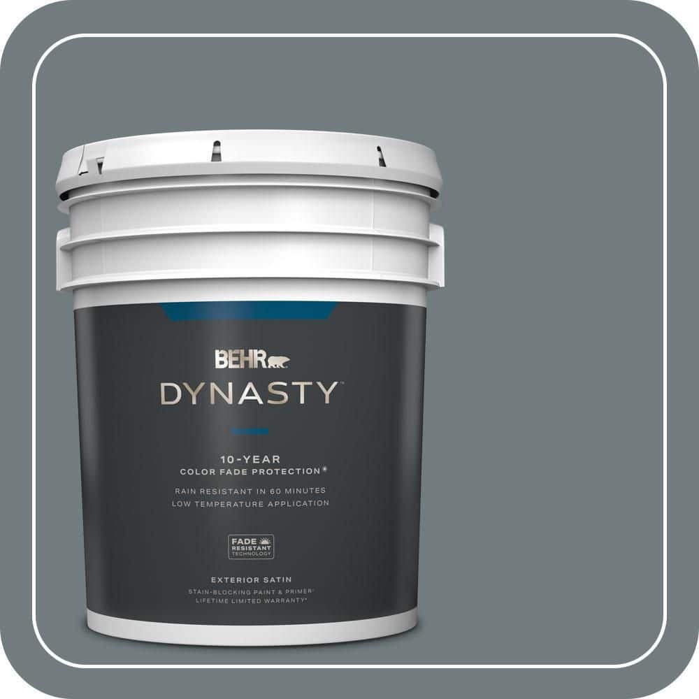 5 gal. #PPU25-19 Ocean Swell Satin Enamel Exterior Stain-Blocking Paint & Primer price history on PriceWatchPro