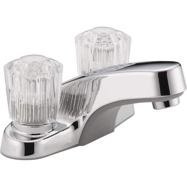 Core 4 in. Centerset 2-Handle Bathroom Faucet in Chrome