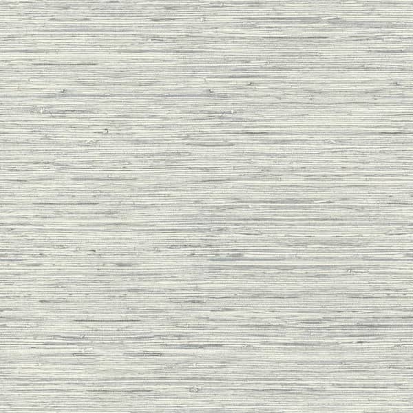 RoomMates Grasscloth Light Grey Vinyl Peel and Stick Wallpaper Roll (Covers 28.18 sq. ft.)