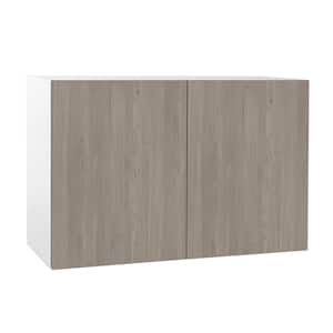 Quick Assemble Modern Style, Grey Nordic 36 x 24 in. Wall Bridge Kitchen Cabinet (36 in. W x 12 in. D x 24 in. H)