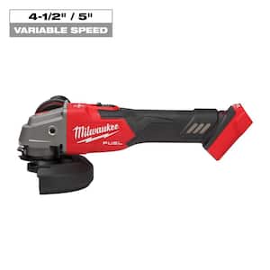 M18 FUEL 18V Lithium-Ion Brushless Cordless 4-1/2 in./5 in. Grinder with Variable Speed & Slide Switch (Tool-Only)