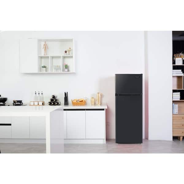 Frigidaire 21.5 in. 7.5 cu. ft. Top Freezer Refrigerator in Black