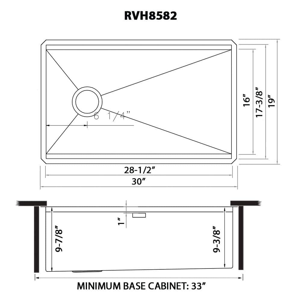 Ruvati 30-Inch Stainless Steel Workstation Kitchen Sink
