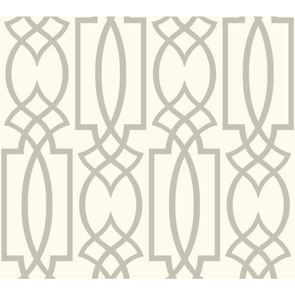 York Wallcoverings Watercolors Large Lattice Strippable Roll Wallpaper (Covers 60.75 sq. ft.)