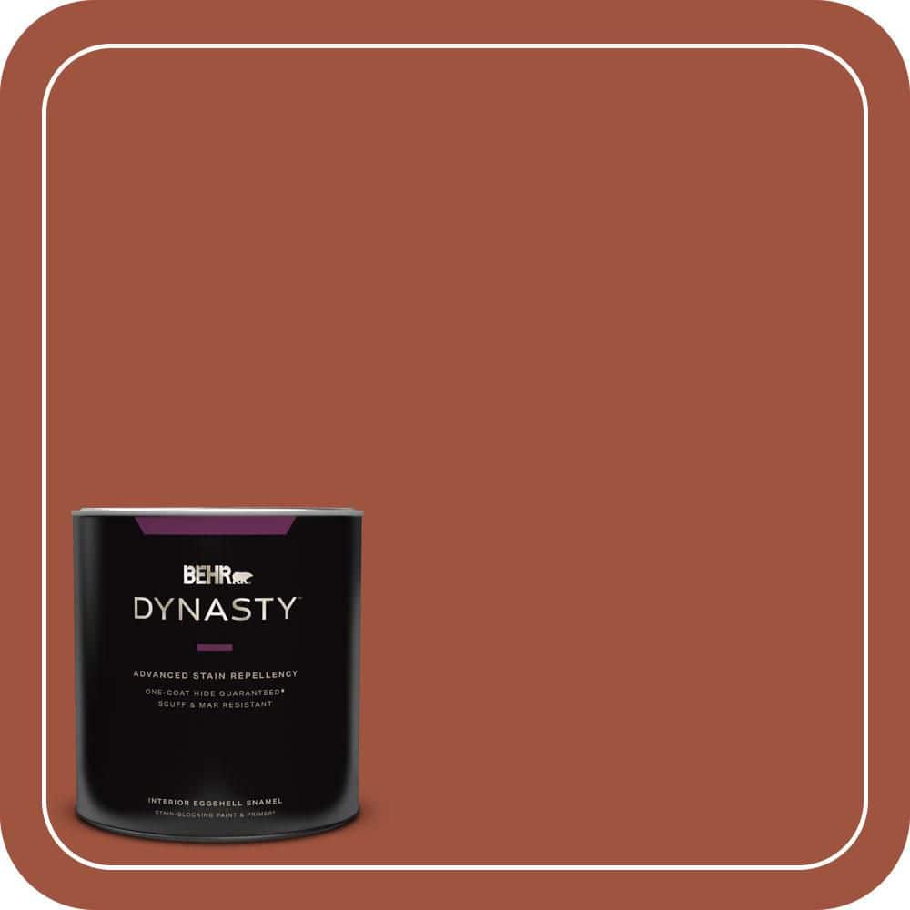 1 qt. #MQ1-25 Kalahari Sunset One-Coat Hide Eggshell Enamel Interior Stain-Blocking Paint and Primer price history on PriceWatchPro