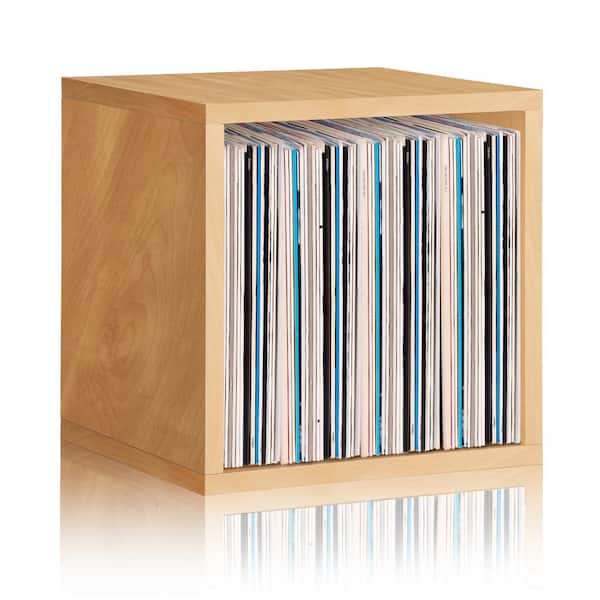 Way Basics 14.8 in. H x 14.8 in. W x 13.4 in. D Oak Recycled Materials 1-Cube Organizer