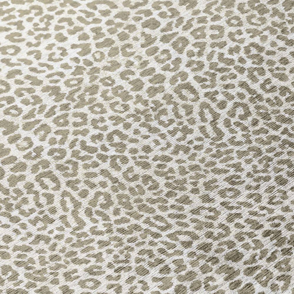 Taupe Chenille Ultra-Soft Flat Woven 3' x 5' Area Rug