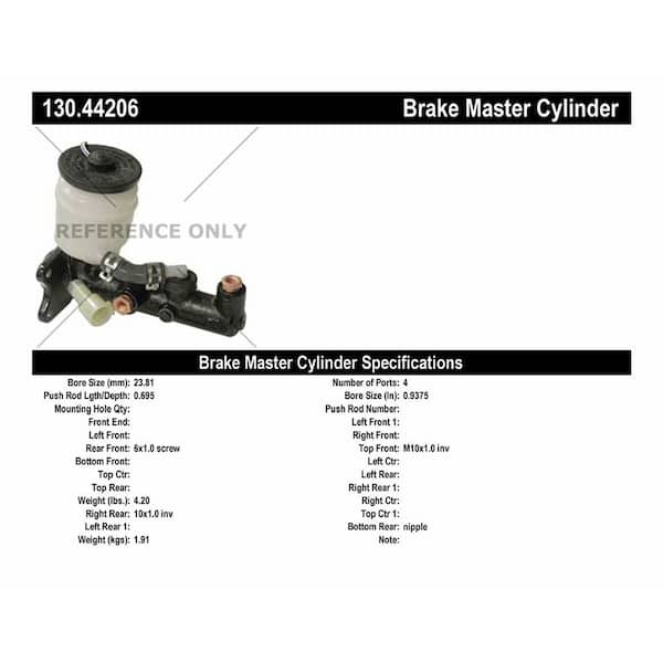 Centric Parts Brake Master Cylinder 1982-1985 Toyota Celica 2.4L