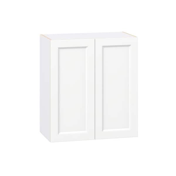 Laramie 27 in. W x 14 in. D x 30 in. H Assembled Wall Kitchen Cabinet in Painted Bright White