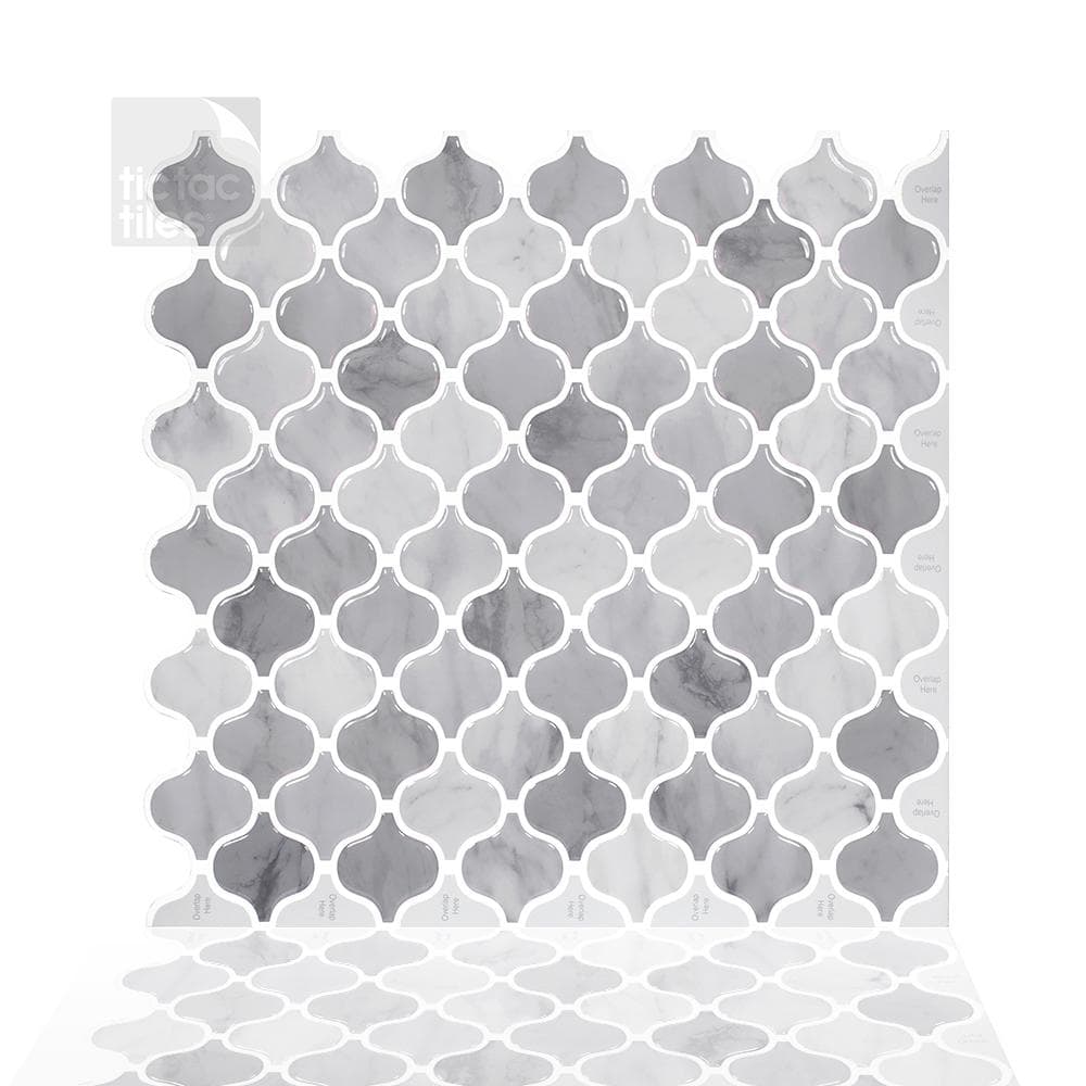 Have a question about Tic Tac Tiles 10sheets Damask Marble 12 in. x 12