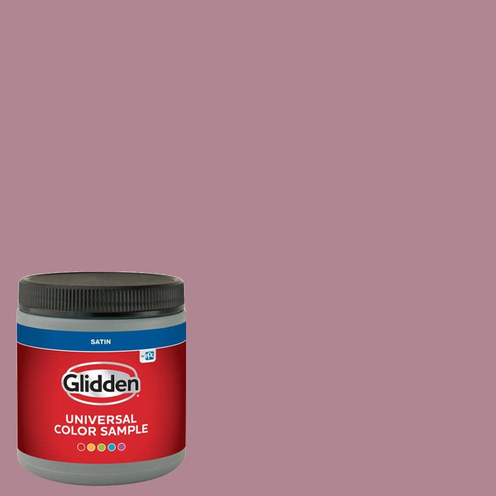 Glidden 8 oz. PPG10455 Keepsake Rose Satin Interior Paint Sample
