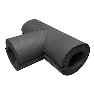 3/4 in. Rubber Pipe Insulation Pre-Slit Tee