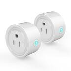 Smart Plug Wi-Fi Control Devices from Anywhere C ETL US Certified (2-Pieces)