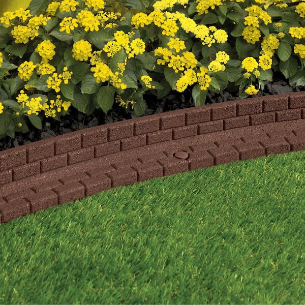 Roman Stone Recycled Rubber Landscape Edging, 4