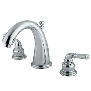 Modern 8 in. Widespread 2-Handle Bathroom Faucet in Chrome