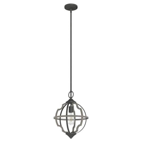 Hunter Stone Creek 1-Light Noble Bronze Island Pendant Light Dining ...