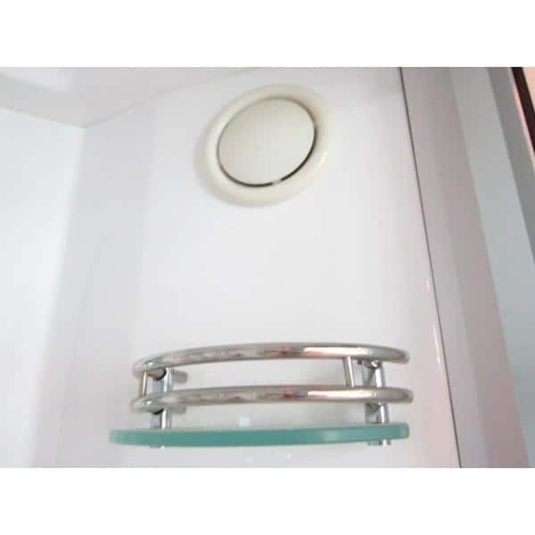 Mesa WS-803A Clear Glass Walk-In Steam Shower Kit