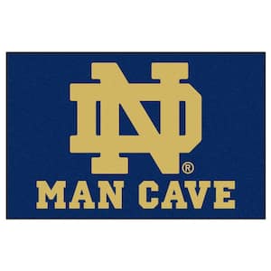 Notre Dame Blue Man Cave 19 in. x 30 in. Area Rug