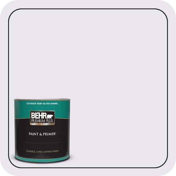 BEHR PREMIUM PLUS 1 qt. #650C-1 Pixie Wing Semi-Gloss Enamel Exterior Paint & Primer