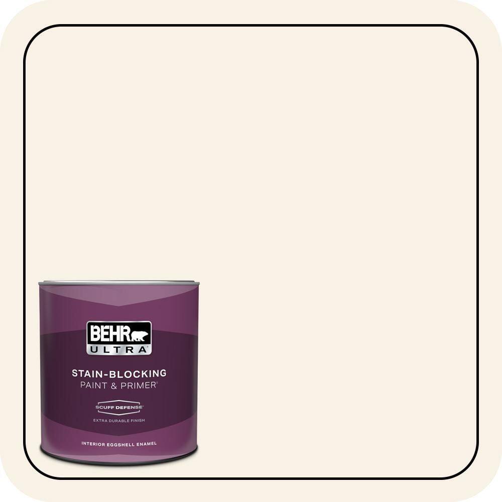 1 qt. #PWN-34 White Luxury Extra Durable Eggshell Enamel Interior Paint & Primer price history on PriceWatchPro