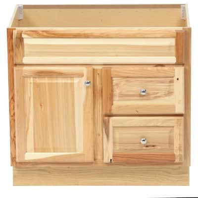 Glacier Bay Unfinished Bathroom Vanities Bath The Home Depot - 30 Inch Unfinished Bathroom Vanity Base Cabinet With Drawers