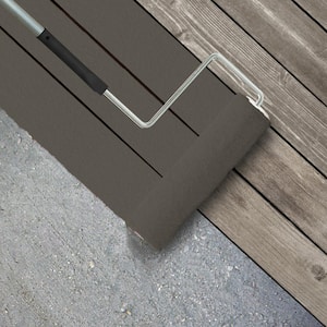 1 gal. #N360-6 Patio Stone Textured Low-Lustre Enamel Interior/Exterior Porch and Patio Anti-Slip Floor Paint