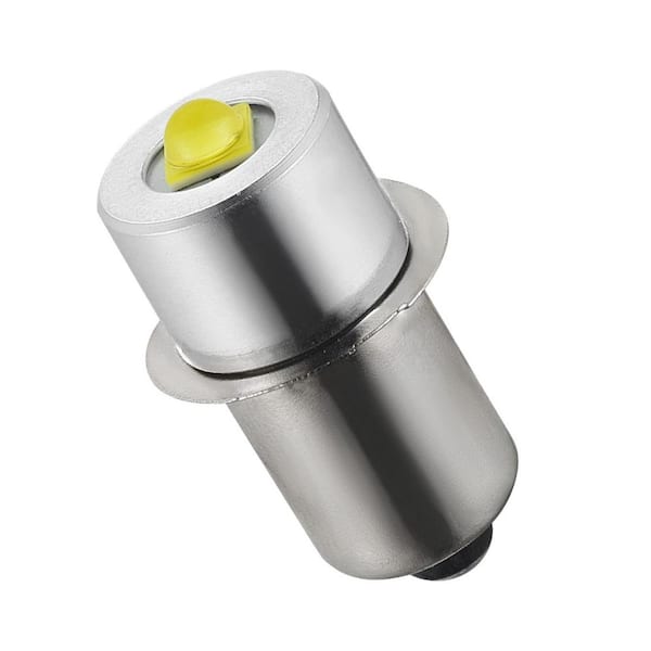 LED Flashlight Bulbs P13.5S 4-12 Volt 230LM Flashlight Conversion Replacement Kit LED Bulb for 3-16 Cell C/D Flashlights