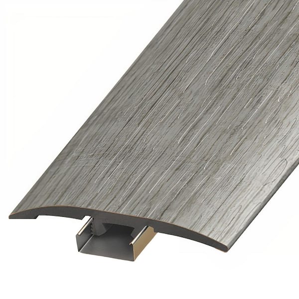 ASPEN FLOORING Brinkley 1/4 in. Thick x 2 in. Width x 94 in. Length 3-in-1 T-Mold, Reducer, and End Cap Vinyl Molding