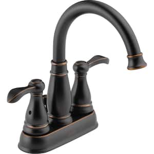 Porter 4 in. Centerset 2-Handle Bathroom Faucet in Oil Rubbed Bronze