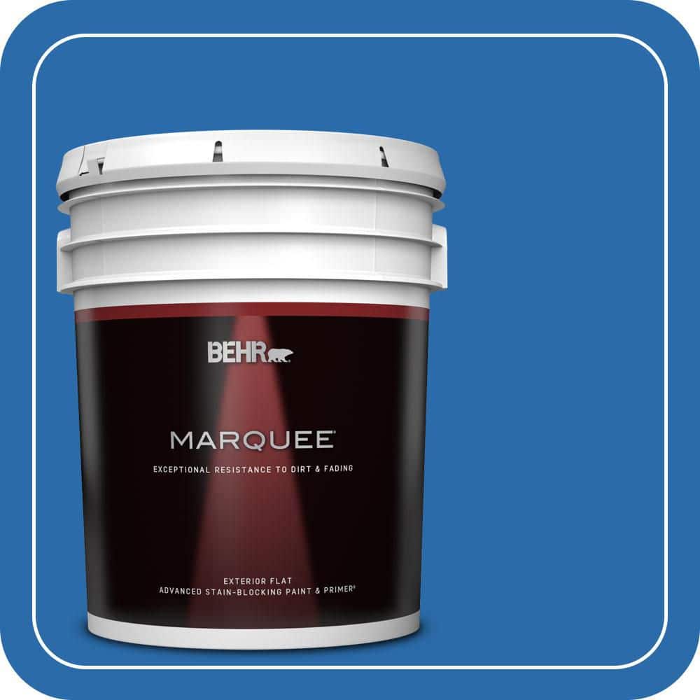 5 gal. #MQ4-24 Electric Blue Flat Exterior Paint & Primer price history on PriceWatchPro
