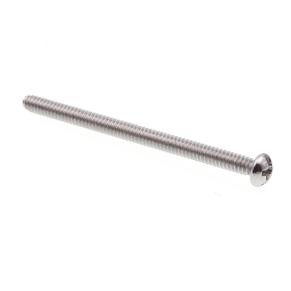 "#6-32 x 2 in. Grade 18-8 Stainless Steel Phillips/Slotted Combination Drive Round Head Machine Screws (20-Pack)" price history on PriceWatchPro