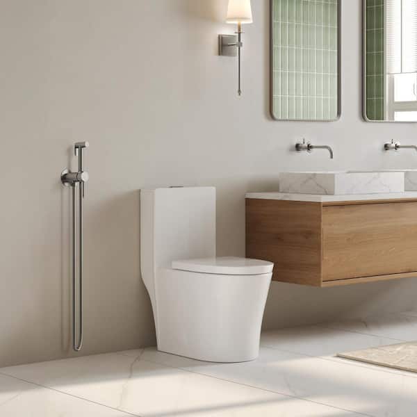 EVERSTEIN 1-Handle Bidet Faucet Hot and Cold with Wall Mount