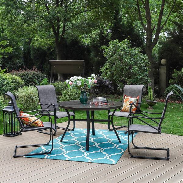 wrought iron patio furniture sets home depot