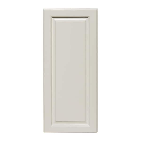 LIFEART CABINETRY Newport Ready to Assemble 21x36x12 in. 1-Door Wall Cabinet with 2-Shelves in Classic White