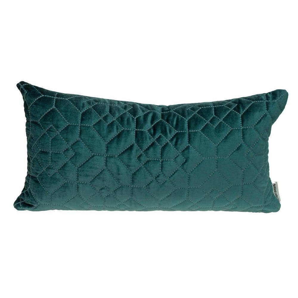 Sora Transitional Quilted Teal Throw Pillow price history on PriceWatchPro